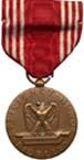 US Army Good Conduct Medal - 5 O'S Bars