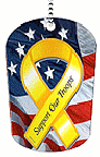 We Support Our US Troops Yellow Ribbon - USA